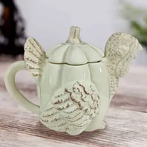 Logo personalizzato decorazione creativa in rilievo fiore ceramica tazza colazione latte tazza tazza di caffè in porcellana
