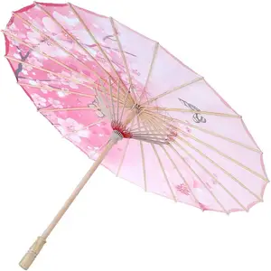 批发手工纯朴中式工艺木制阳伞婚礼用雨伞