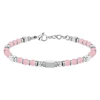 Chaîne de main en acier inoxydable réglable 4 mm avec perles de pin noir mat, bleu, violet et pin impérial – Idéale pour un anniversaire – Meilleure vente