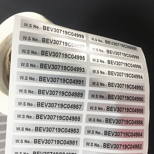 Costom in ngẫu nhiên biến serialize tuần tự QR mã nối tiếp câm bạc tự dính mã vạch nhãn dán - Product Image 1