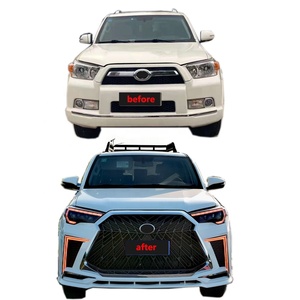Kit de Carrocería para Automóvil 2010-2019 con Nuevo Parachoques Delantero, Parachoques Trasero y Faros Delanteros, Cambio de Modelo, Material PP - Product Image 4