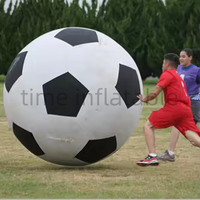 Ballon de football gonflable géant publicitaire sur mesure de 1m, 2m, 3m pour la promotion d'événements en plein air