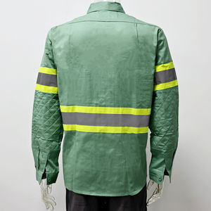 Yüksek görünürlük inşaat işçisi güvenlik iş elbiseleri üniforma yansıtıcı güvenlik Hi Vis operatör tulum gömlek - Product Image 4