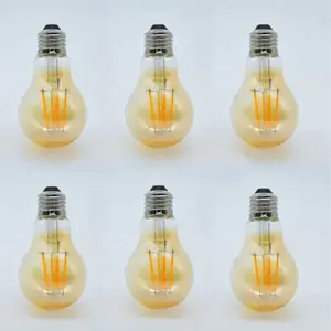 Ensemble de 6 ampoules LED en verre 4W 2700K Design vintage - Product Image 2