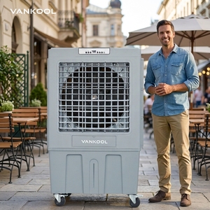 Refroidisseur d'air mobile électrique 20000m3/h, ventilateur industriel portable à évaporation, meilleur refroidisseur d'air pour le désert - Product Image 1