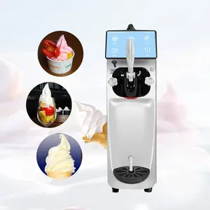 Prezzi delle macchine Gelato Mini Small Make Softy Ice-cream Ice Cream Maker Machine per la casa