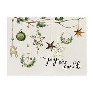 ผ้าเช็ดปากผ้าลินิน/ผ้าฝ้ายพิมพ์ลายสั่งทำพิเศษ พร้อมงานปักและตัวเลือกขนาด สำหรับงานแต่งงาน คริสต์มาส และใช้บนเครื่องบิน - Product Image 5