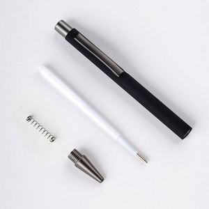 Low MOQ Cheap BKS LY7370 Promotional Gift Rubber Coated Soft Touch <b>Pens</b> with Custom Logo Metal Engraved Black Ink - Product Image 6
