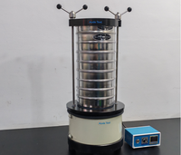 Agitador de tamices electromagnéticos de laboratorio Aode-200D, analizador de clasificación de partículas de polvo sólido