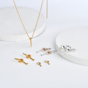 18k Gold Plated Red <b>Crystal</b> Stone Necklace Jewelry <b>Set</b> Stainless Steel Star Charm Bracelet Earring Jewelry <b>Sets</b> - Product Image 4
