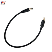 Câble de charge USB Type C vers DC 5.5*2.1mm 5.5*2.5mm à prix de gros, connecteur mâle, adaptateur pour ordinateur portable, cordon d'alimentation