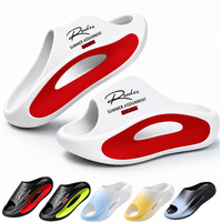 Claquettes de plage et de piscine pour hommes et femmes, design ajouré, plateforme, antidérapantes, en EVA, été, logo personnalisé OEM