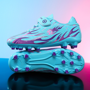 Chaussures de football en cuir de sport pour hommes, chaussures de football de haute qualité pour jeunes, chaussures de sport d'extérieur pour l'entraînement au football - Product Image 2