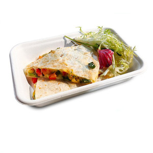 Piatto di alta qualità eco-friendly degradabile canna <span class=keywords><strong>da</strong></span> zucchero/bagassa <span class=keywords><strong>6</strong></span> 7 8 9 10 13 ''rettangolare per andare vassoio a <span class=keywords><strong>prezzo</strong></span> competitivo - Product Image 6