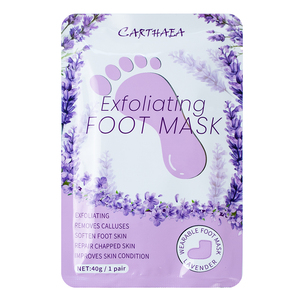 Masque exfoliant pour les pieds OEM à la lavande et aux herbes, à porter en paire pour des pieds doux et lisses - Product Image 1