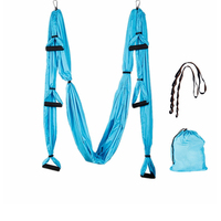 Sangle de yoga aérien réglable, entraîneur d'inversion anti-gravité, ceinture d'étirement de flexibilité pour porte, hamac balançoire pour la maison et la salle de sport