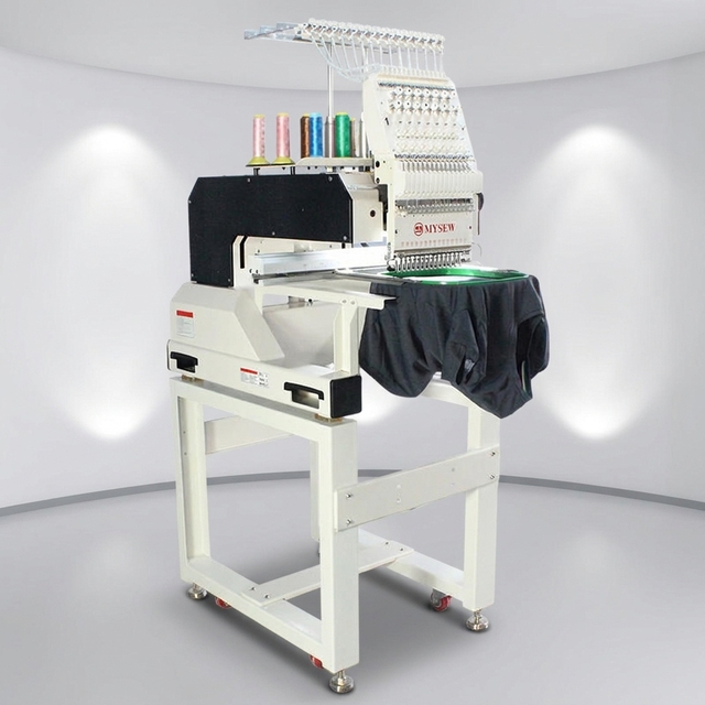 Multi-Language Support 15 Needles Professional Computerized Cap Flat Embroidery Machine Automatic Trimming Easy Use Position