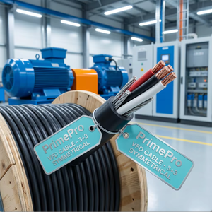 Cable VFD PrimePro 3 + 3, Blindado Simétrico, 600V 2kV, Conductor de Cobre Flexible, Cable de Accionamiento de Frecuencia Variable para Motor - Product Image 4