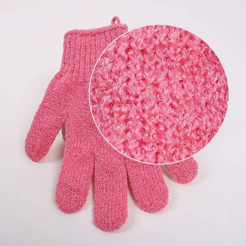 Hot Sale 100% Silk Raw Exfoliating Towel Body Brush Women's Natural Silk Gloves