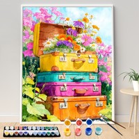 Kits de peinture par numéros DIY personnalisables, ensemble de peinture à l'huile non personnalisé pour adultes, enfants et débutants, livraison directe