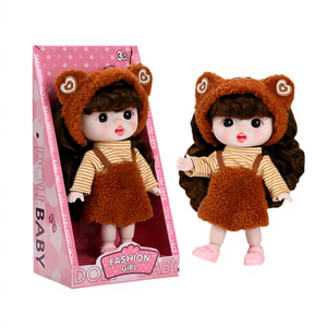 Nouvelle poupée de mode mignonne en bambou de 23 cm pour bébé, avec robe, pour le commerce extérieur - Product Image 3