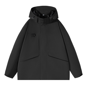 Áo gió một lớp cho nam-áo khoác thường ngày có mũ trùm đầu chống gió ấm áp thoáng khí - Product Image 3