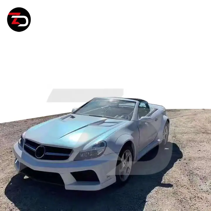 2008-2014 MSA Style Body Kit mit vorderen Kotflügeln Seitens ch weller Stoßstangen haube für Mercedes SL R230