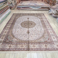 10x14ft tapis africains faits à la main Vintage en détresse persan Pakistan en Turquie tapis en soie
