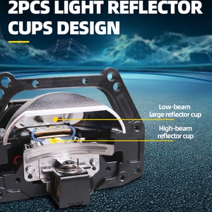 Sistema de Iluminación LED para Automóviles Sanvi LK8S, Nuevos Faros Delanteros con Lente Cuadrada, Accesorios para Automóviles a Bajo Precio, Accesorios para Motocicletas - Product Image 3