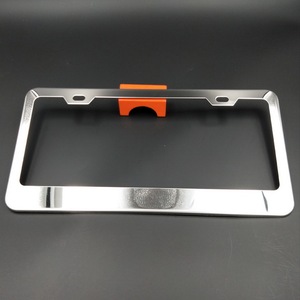 Personalizzare il telaio per targa Auto in acciaio inossidabile nero opaco USA porta-Tag Standard per Auto - Product Image 4