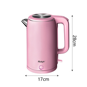 Hervidor eléctrico de doble pared de 2L, tetera eléctrica, calentador de agua, jarra para té, hervidor eléctrico, producto más vendido - Product Image 6