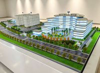 Maqueta Arquitectónica con Iluminación LED Personalizada, Maqueta a Escala de Edificios para Planificación General de Parques Industriales