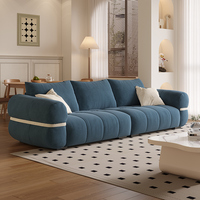 Canapé 2 places inclinable en bois massif et tissu, design moderne, pour salon, mobilier écologique pour appartement et maison, vente en gros