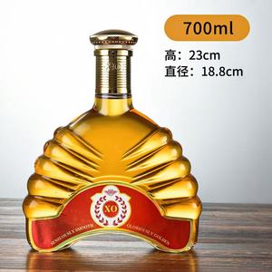 Handmade 750ml Glass <strong>Bottle</strong> for <strong>Champagne</strong> Wine Crown Cap Stopper <strong>Mini</strong> Cylinder for Water Packaging Frost Screen Printing Options - Product Image 6