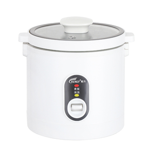 Petit cuiseur à riz 0,4L 0,6L, style simple, corps blanc, design compact, cuisson automatique pour 1-2 personnes - Product Image 1