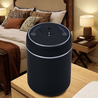 Diffuseur d'aromathérapie électrique portable pour la maison en plastique noir puissant diffuseur de parfum de voiture de petite capacité à très faible bruit