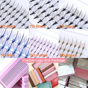 5D 7D 9D сверхскоростные пушистые тонкие ресницы готовые веерные ресницы 0,07 мм Готовые фанеры с шипами - Product Image 6