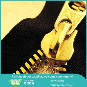 سحابات ملابس مستدامة، سحابات معدنية ذهبية قوس قزح، موردو سحابات الملابس، سحابات نحاسية عملاقة مقاس 20، 1000 قطعة - Product Image 5