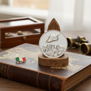 Piatto da Collezione Culturale Italian Alpine Trooper D=25mm, Gioiello - Product Image 3