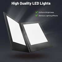 Panneau de menu en acrylique illuminé par LED Design à deux panneaux pour aliments, boissons et vins pour hôtels et restaurants
