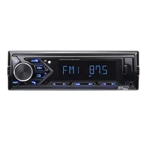 Autoradio Fm récepteur stéréo 1 Din, lecteur Mp3 Audio Bt téléphone portable mains libres Usb/sd au tableau de bord, enregistreur cassette Radio Aux