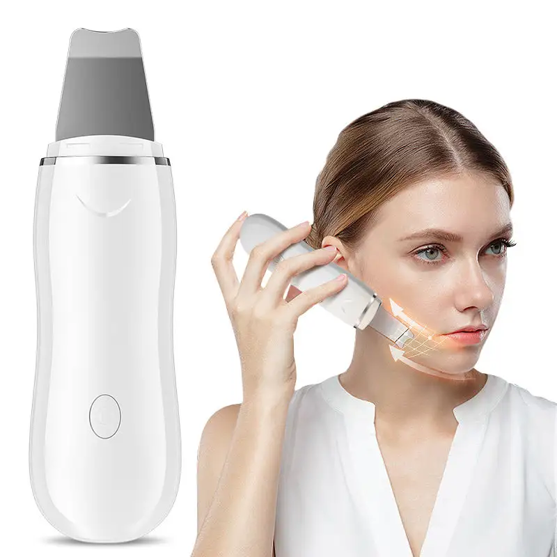 Dispositivo de exfoliación facial profesional para el cuidado de la piel al por mayor, depurador ultrasónico para la piel, limpieza facial profunda