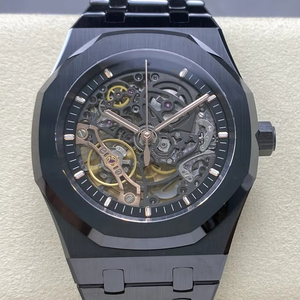 Reloj Mecánico de Lujo para Buceo, Resistente al Agua, de la Mejor Calidad, 41 mm, Fábrica THB, Movimiento 3132, 15416, Esqueleto de Cerámica Negra - Product Image 1