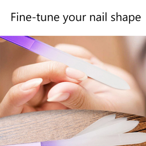 도매 전문 네일 도구 크리스탈 유리 파일 네일 강화 유리 네일 맞춤 아트 파일 케이스 포함 - Product Image 3