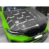 Nueva Barra de Refuerzo de Parachoques de Fibra de Carbono Xw Autoadhesiva para Serie 3 G20 G28 Pre-LCI M340i