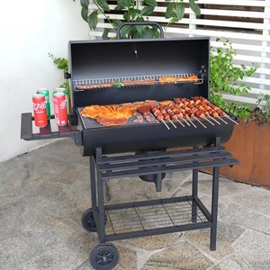Kit de rôtissoire électrique pour fêtes en plein air, barbecue rotatif manuel en fer pour poulet, gril à charbon de bois - Product Image 6