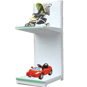 Estante de exhibición de supermercado de tamaño grande de acero laminado en frío, estante al por mayor para carritos de bebé y ruedas - Product Image 3