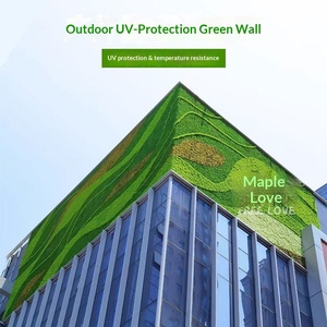 Mur végétal artificiel, pelouse verte, résistant au soleil, anti-oxydation, en plastique, décoration extérieure, style pastoral, aménagement paysager <span class=keywords><strong>de</strong></span> <span class=keywords><strong>jardin</strong></span> - Product Image 2