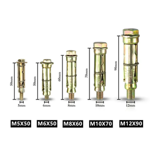 Dispositivo di fissaggio in zinco M6 M8 M10 RAWL BOLTS-3Pcs/4 pz di espansione in calcestruzzo con ancoraggio a scoppio bullone - Product Image 4