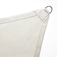 Voile d'ombrage HDPE multi-tailles en formes triangulaires et rectangulaires pour terrasses de jardin, patios et abris d'extérieur polyvalents